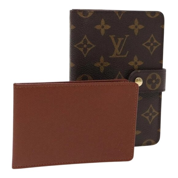 LOUIS VUITTON Monogram Porto Papie Zip Wallet M61207 LV Auth 94739 - Picture 1 of 15
